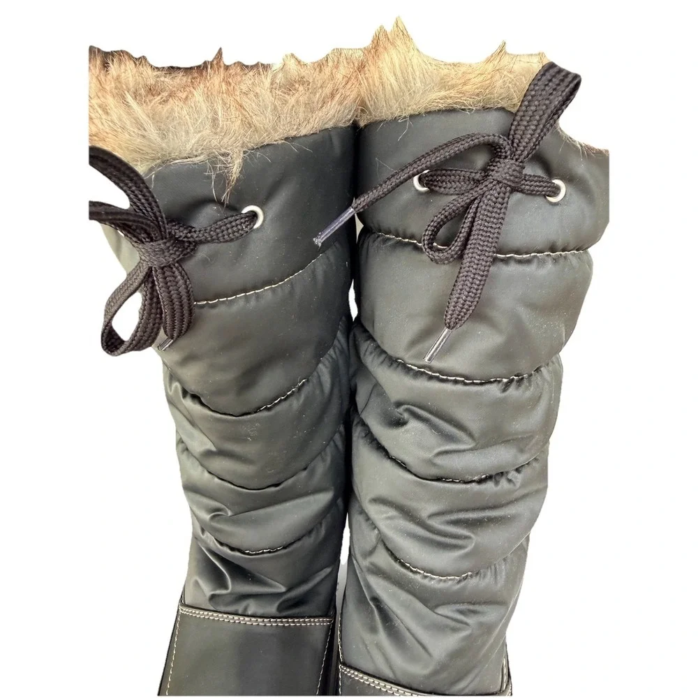 Naturalizer Boots Women's size 8.5 Fur Lined Black Winter‎ Boots